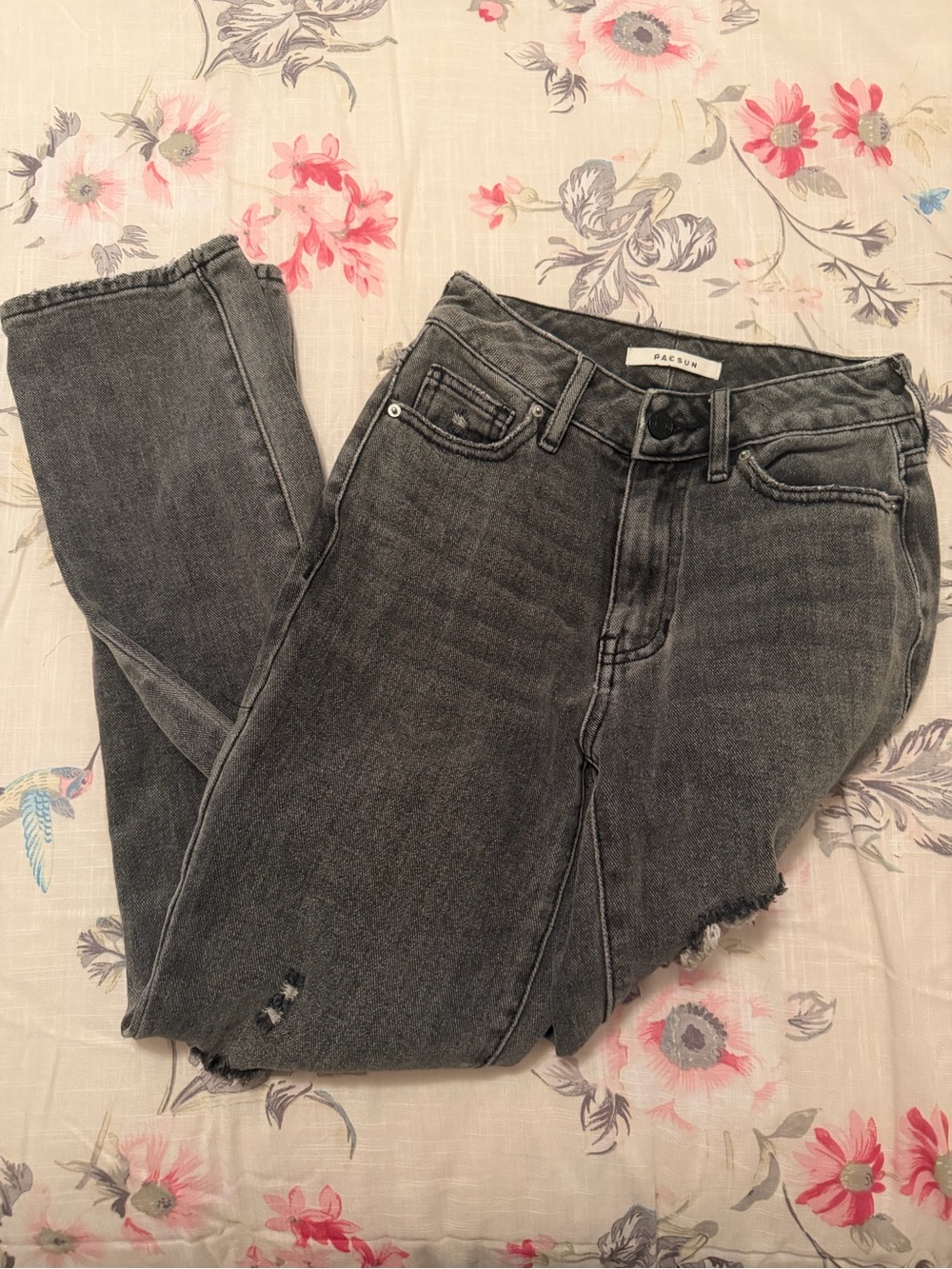 PacSun Charcoal High-Rise Slim Jeans